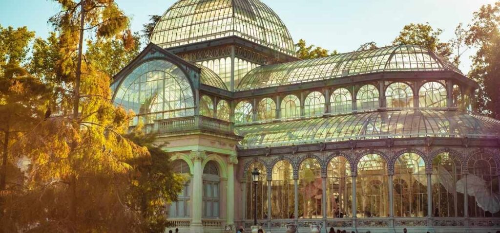 Palacio de cristal en Madrid