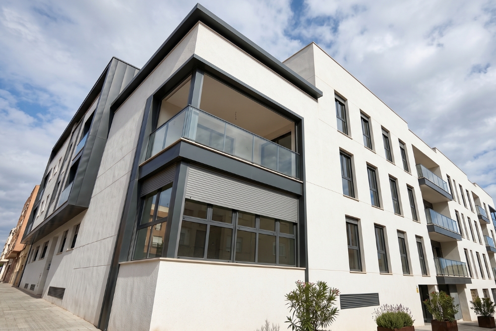 ventanas edificio moderno