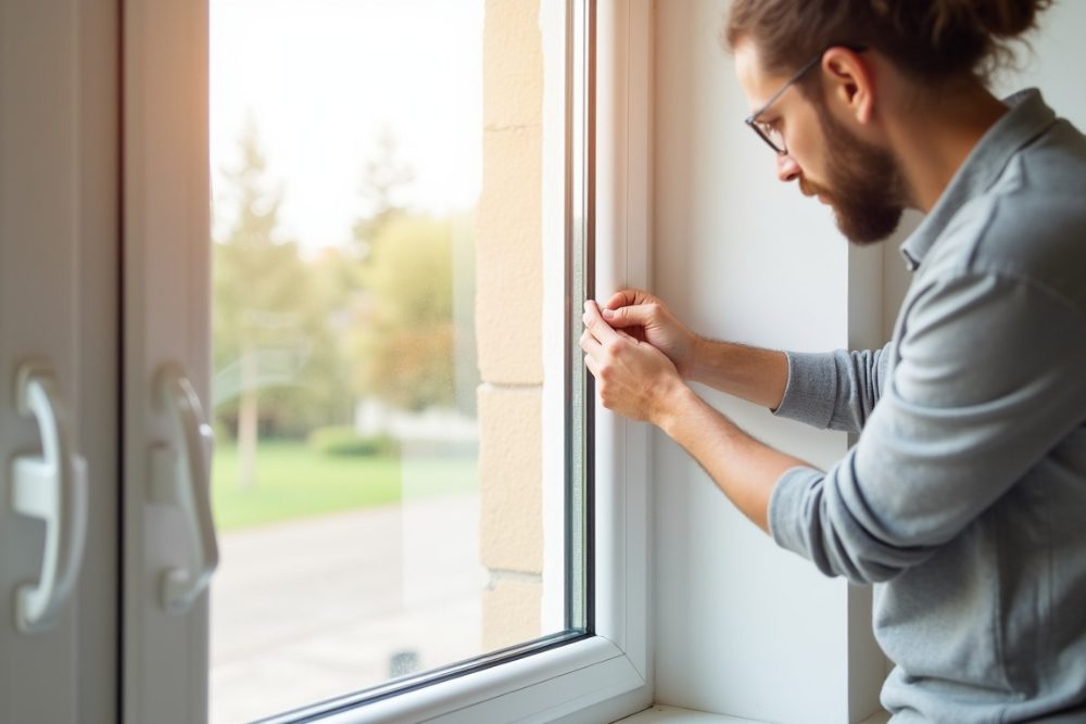 Mantenimiento de una ventana de PVC